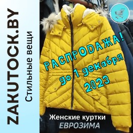 Горячая распродажа женских курток евро-зима!